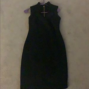 calvin klein black dress